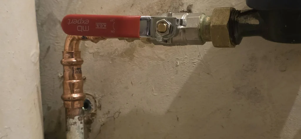 Installation de vanne à bille à PETIT-CAUX